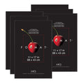 MCS Format Picture Frames, Gallery Wall Frames, Black, 11 x 17, 6-Pack