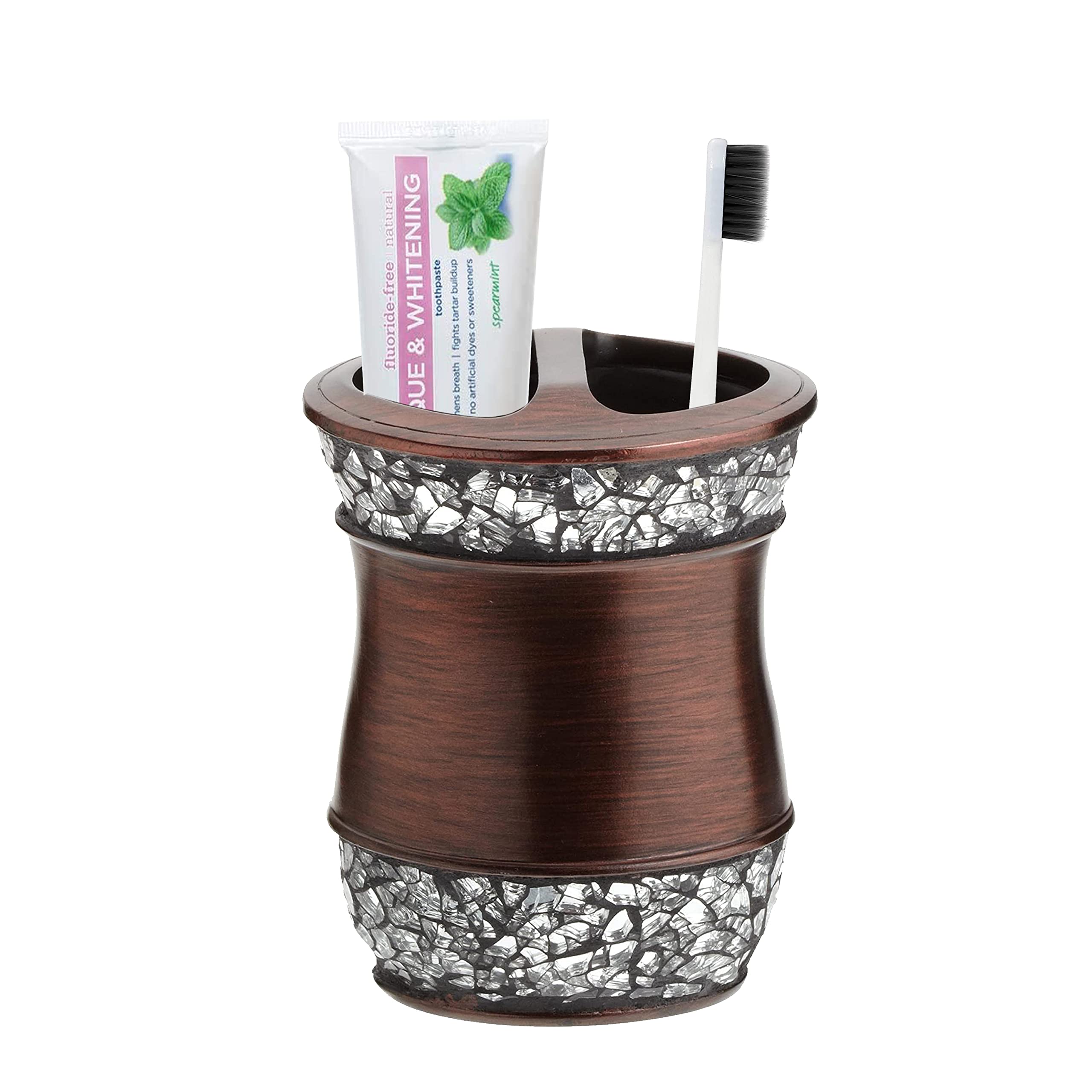 Popular Bath 715781 Elite, Tooth Brush Holder, Copper-Silver