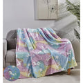Glow In The Dark Blanket Stars Gifts For Girls, Boys Cute Kids Throw Blanket Funny Space Blanket Room Birthday Gifts, Soft Kids