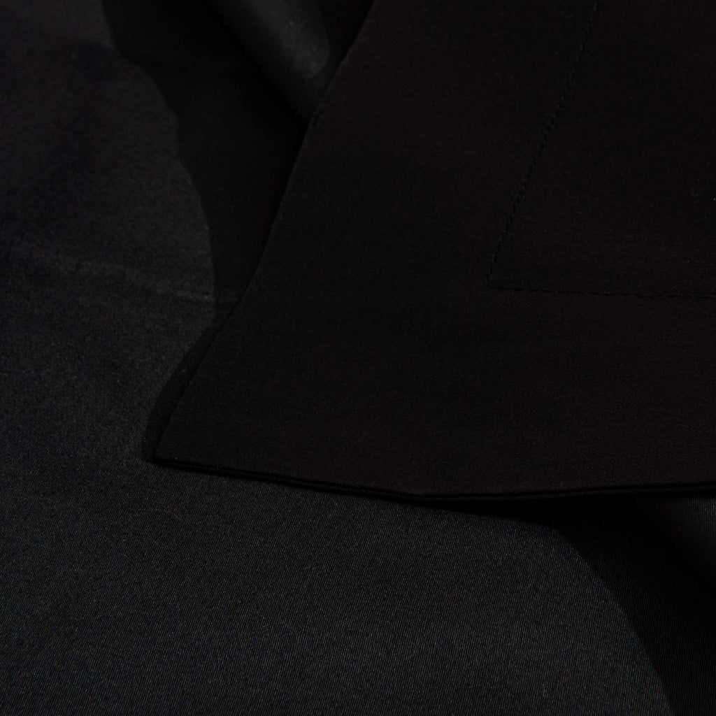 Ntbay 2 Pack 500 Thread Count 100% Egyptian Cotton Standard Pillow Shams, Super Soft And Breathable Oxford Pillowcases For Bed, 20X26 Inches, Black
