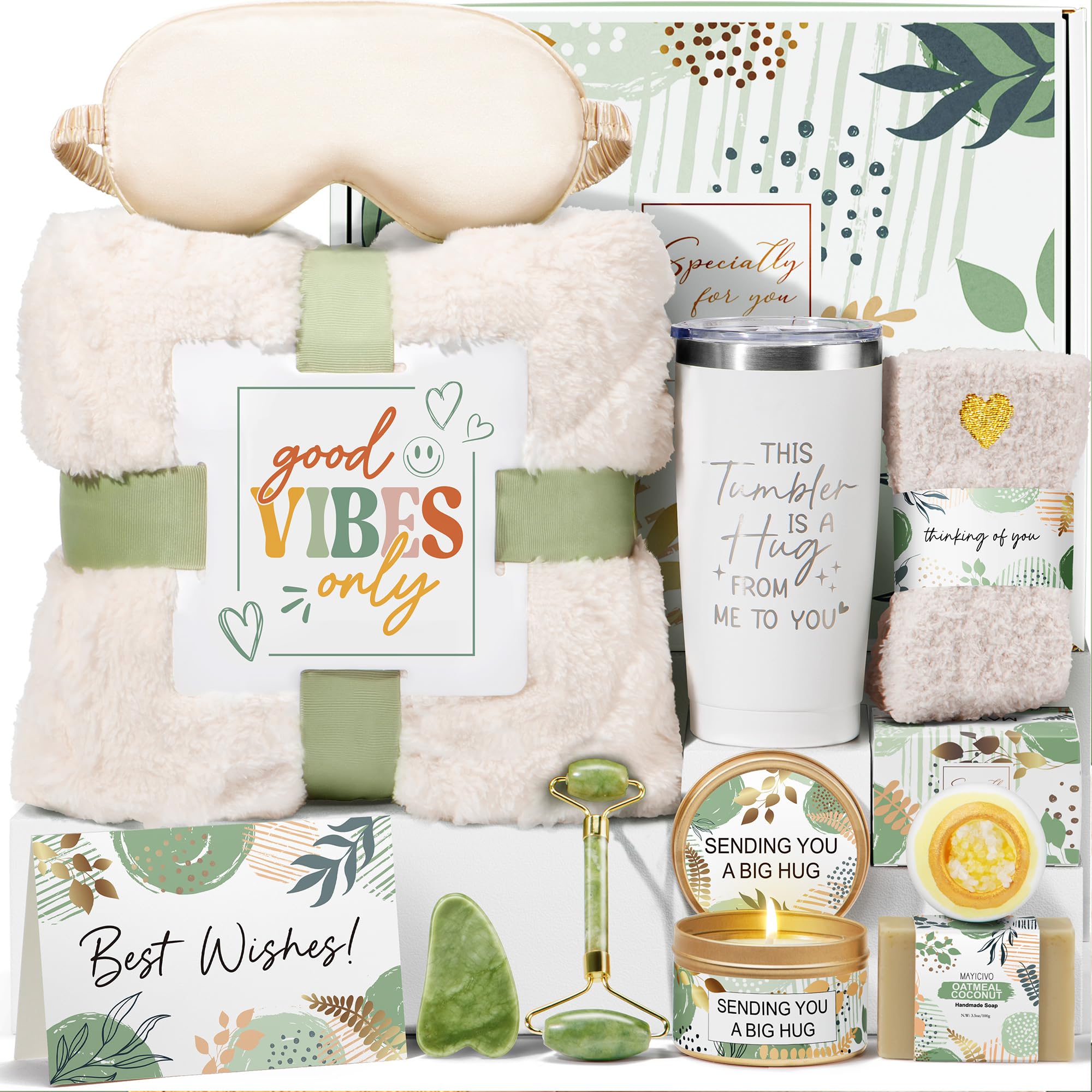 Self Care Gifts For Women Get Well Soon Gifts Basket, Birthday Gifts For Women Care Package Relaxing Spa Gifts Set Thinking Of Y