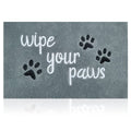 HLFMVWE Welcome Door Mat Indoor Wipe Your Paws Doormat Front Back Door Indoor Dog Paw Door Mat Porch Entrance Anti-Slip Floor Ma