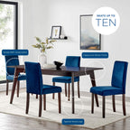 Modway Oracle 69" Rectangle Dining Table, Cappuccino