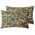 Generic Butterfly Throw Pillow Covers 20x20 Set of 2, Retro Botanical Pillowcase, Pillow Shams with Zipper, Soft Breathable, Abs