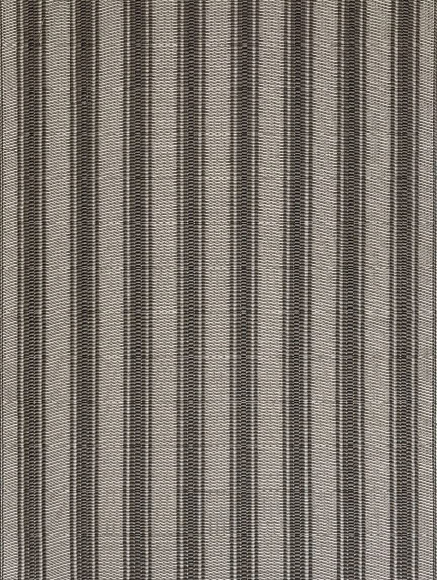Mad Mats Geometric Outdoor Rug, Reversible Plastic Mat (6' X 9', Vertical Stripe - Beige)