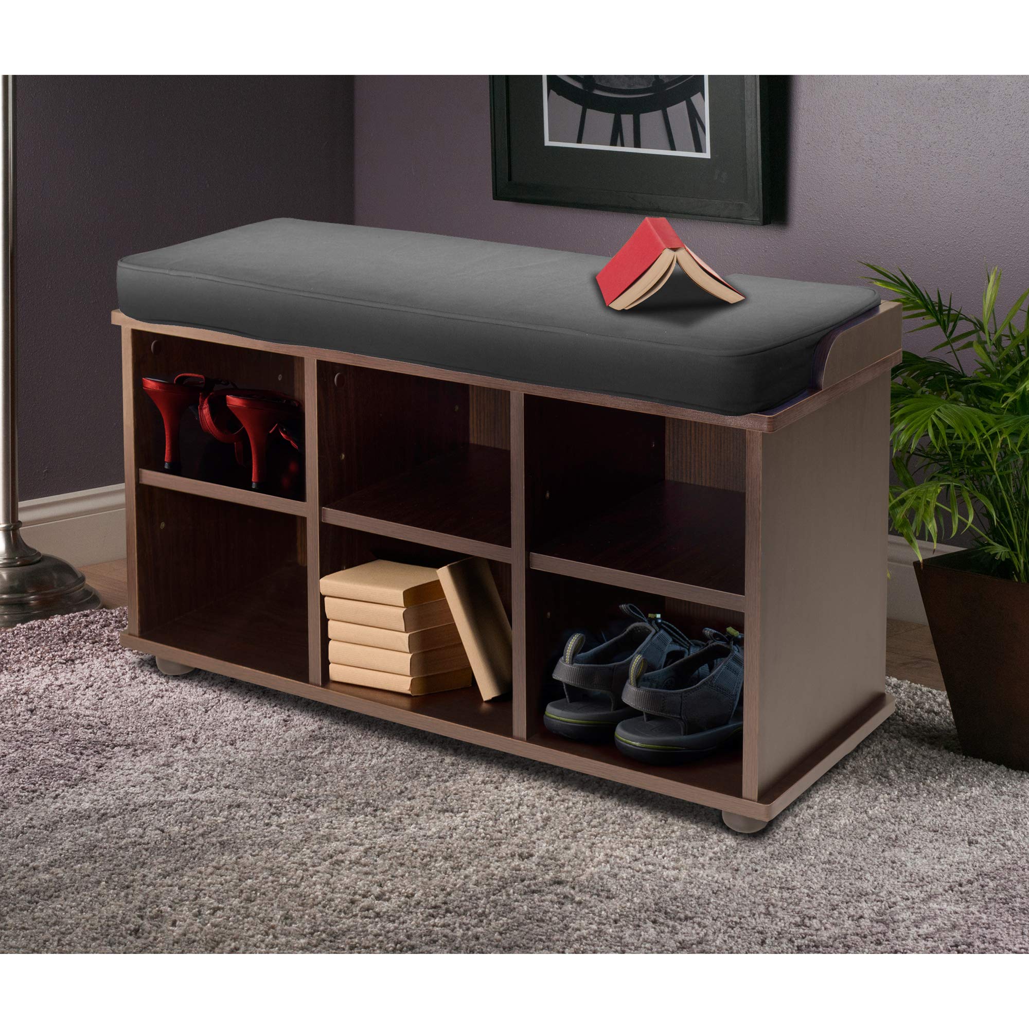 Winsome Townsend Bench, Dark Espresso