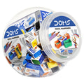 Doms Pencil Sharpener Jar Pack | Smooth & Breakless Sharpening | Free 20 Pieces Eraser Inside The Jar | Sharpners For Kids, Scho