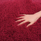 Detum Wine Red Runner Rug 2X6 For Hallyway Entryway Kitchen Fluffy Area Rugs For Bedroom Soft Kids Room Rugs Furry And Washable
