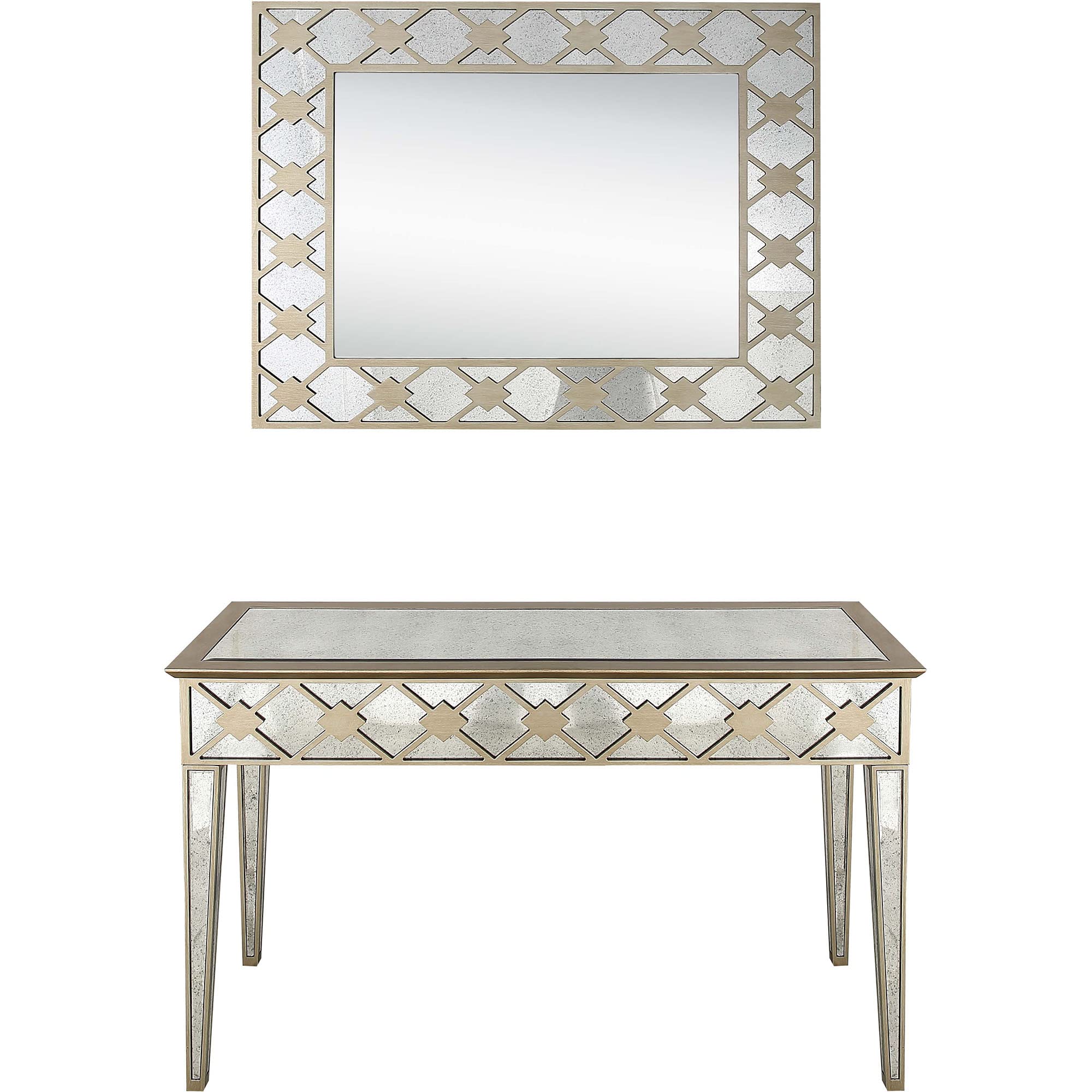 Algiers Wall Mirror and Console Table