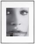 MCS Framatic Fineline Aluminum Frame, Black, 11 x 14 in matted to 8 x 10 in, Single