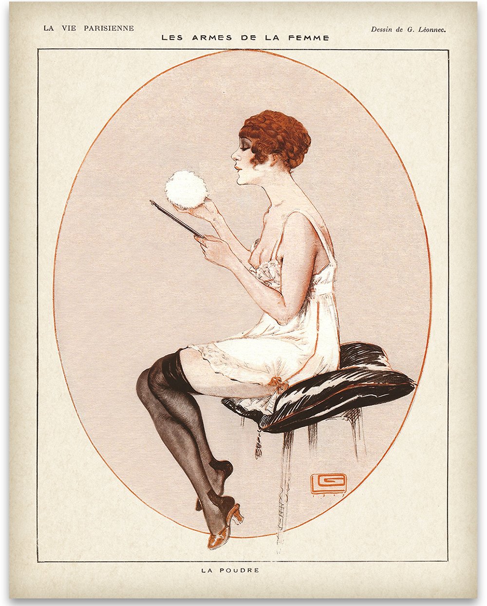 French Powder Room Pink Bathroom Art Print - 11x14 Unframed Print - Great Gift and Decor for Bathroom, Bar and Restaurant Under 