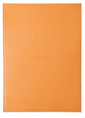Rhodia Epure Notepad Cover And Notepad, 220 X 308 Mm, Square Ruling - Orange