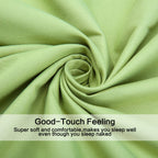 4 Piece Bed Sheet Set (Full,Sage) 1 Flat Sheet,1 Fitted Sheet And 2 Pillow Cases,Brushed Microfiber Luxury Bedding With Deep Pockets