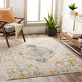 Livabliss Delney Oriental Area Rug,53 x 71,Yellow