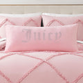 Juicy Couture Rectangle Decorative Accent, Premium Reversible Throw Pillow, Living Room And Bedroom D  Cor, 16'X36', Light Pin