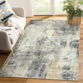 Lahome Modern Abstract Area Rug - 3x5 Gray Washable Entry Rug, Soft Non-Slip Contemporary Nursery Mat Indoor Throw Kitchen Carpe