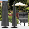 Patio Umbrella Cover For 6.5Ft To 14Ft Gray By Abccanopy