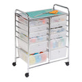 Honey-Can-Do Rolling Storage Cart and Organizer with 12 Plastic Drawers