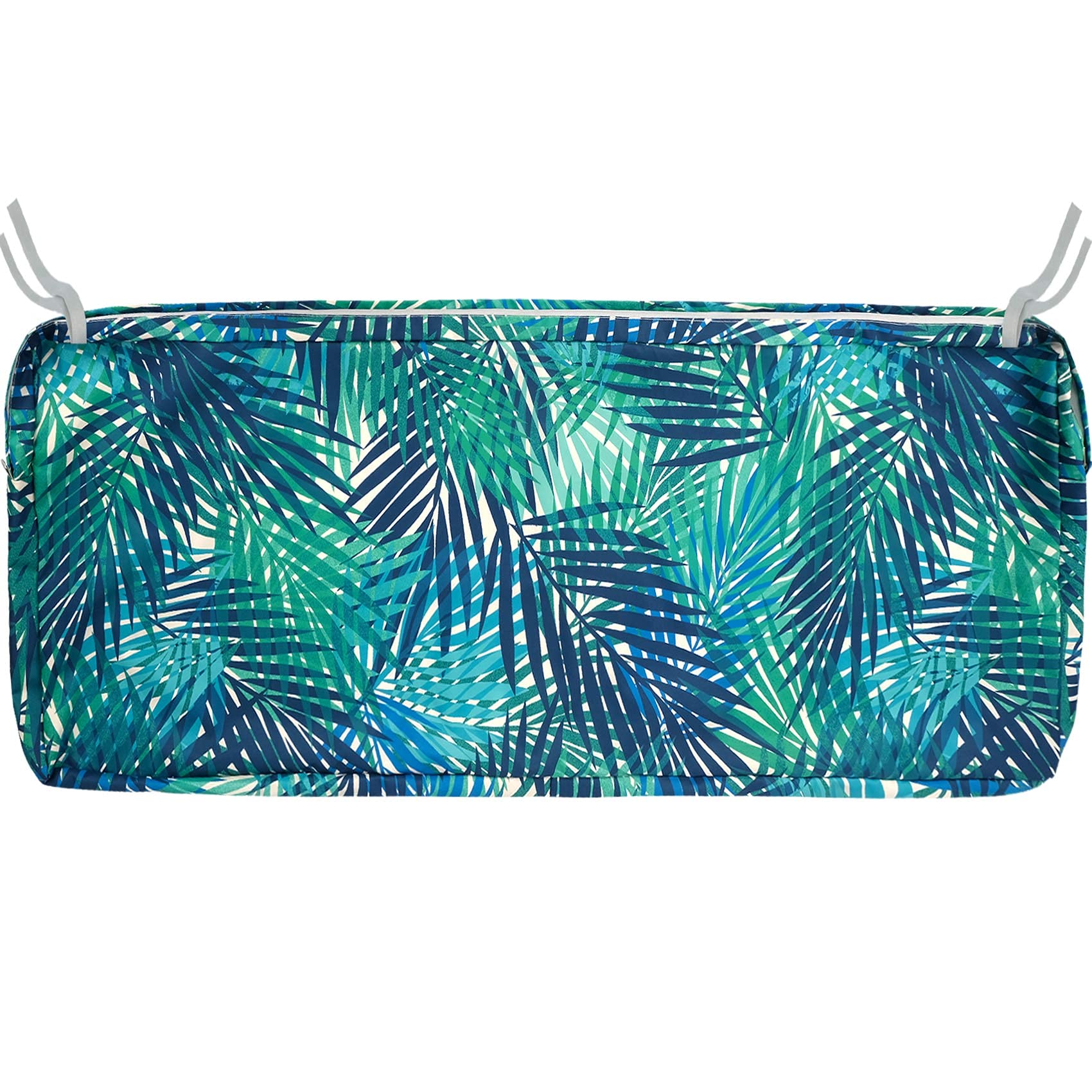 Nettypro Patio Bench/Swing Cushion Cover 45 X 18 X 3 Inch, Water Resistant Uv Protection Outdoor Furniture Loveseat Cushion Slip