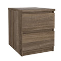 Tvilum Scottsdale 2 Drawer Nightstand, Truffle