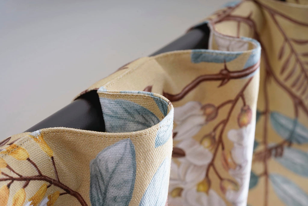 Maison D' Hermine 100% Cotton Curtain Feuillage Light Ecru One Panel Curtain For Living Rooms Bedrooms Offices Tailored With A R