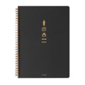 Topdrawer Romeo Japanese Notebook, Spiral Bound, B5 (6.9' X 9.8'), Dotted, 140 Pages