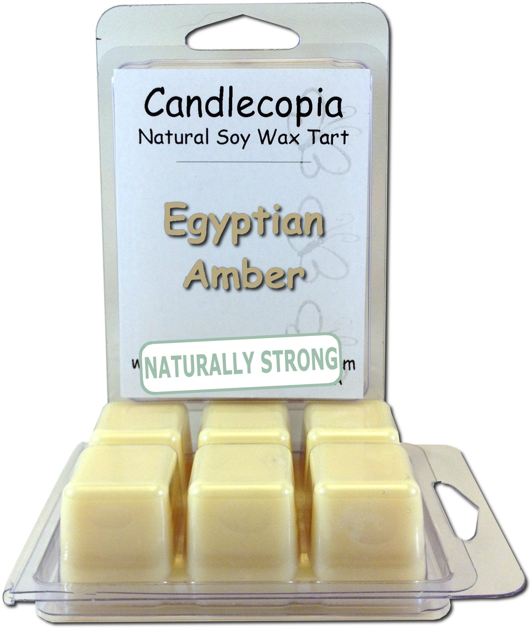 Candlecopia Strongly Scented Hand Poured Vegan Wax Melts (Egyptian Amber)