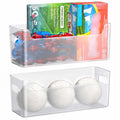 TOWARDFUN Lost Socks Basket for Laundry Room 2 Pcs, Transparent