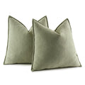Miulee Pack Of 2 Sage Green Decorative Pillow Covers 18X18 Inch Soft Chenille Luxurious Couch Throw Pillows Farmhouse Cushion Covers With Elegant Design For Sofa Bedroom Living Room Home Decor