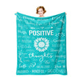 Xutapy Get Well Soon Gifts For Women/Men, Inspirational/Relaxation Gifts For Women Blanket 60X50, Sympathy Gifts, Sunflower/Feel