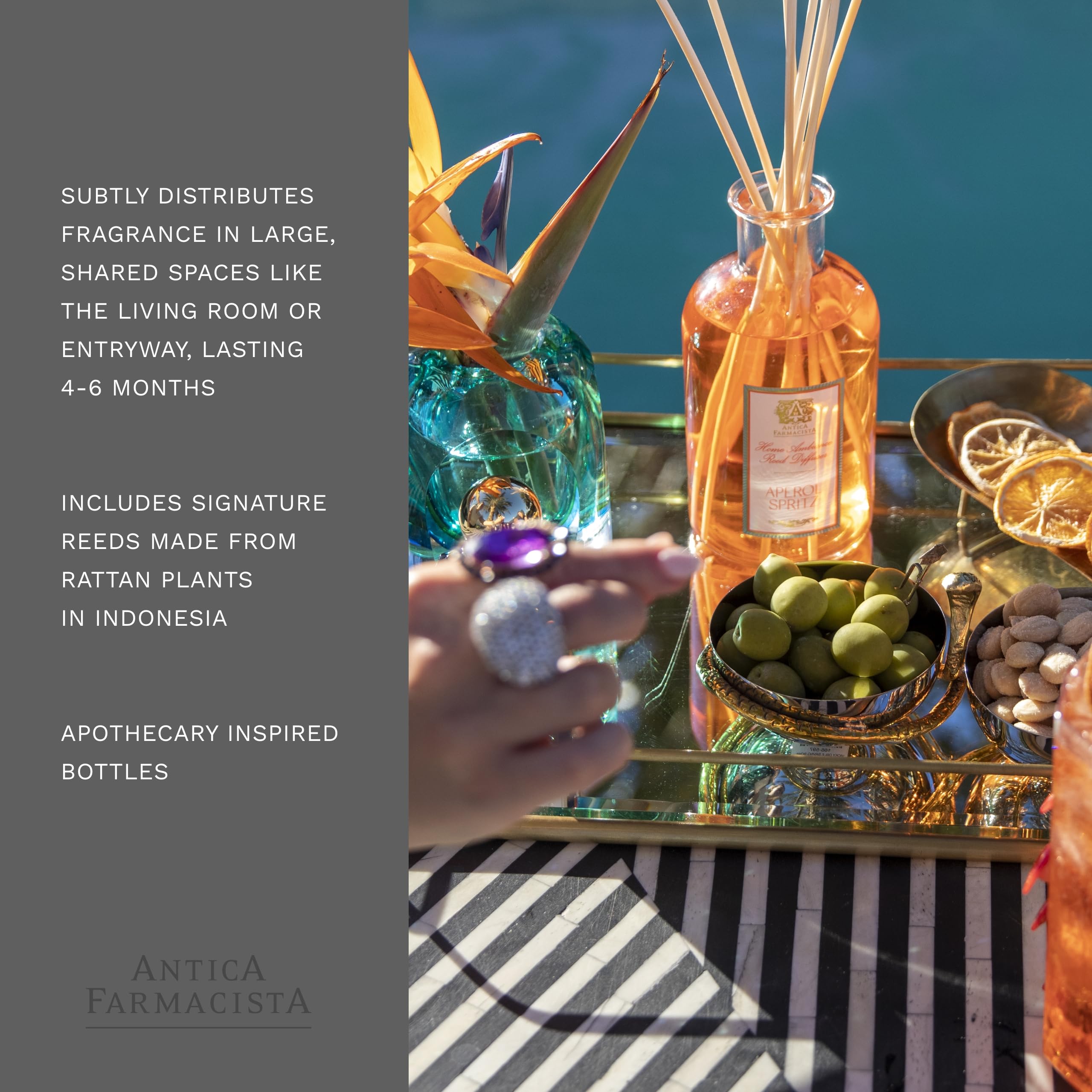 Antica Farmacista Aperol Spritz Home Ambiance Diffuser, 16.9 Fl Oz