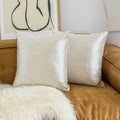 Home Brilliant Velvet Square Throw Pillow Covers Large Cushion Covers Euro Shams For Bedding Nursery, Set Of 2, 24X24 Inch(60Cm)