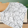 Niopos Volleyball Blanket Volleyball Gifts For Girls Teens Volleyball Stuff Lovers Team Gifts White Volleyball Fleece Blankets G
