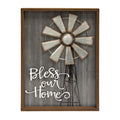 Hearthside Collection, The Bless Our Home Windmill Wall Sign