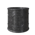 Meadow Series Fiber Stone Planter in Black 15 Dia, 15 HIgh