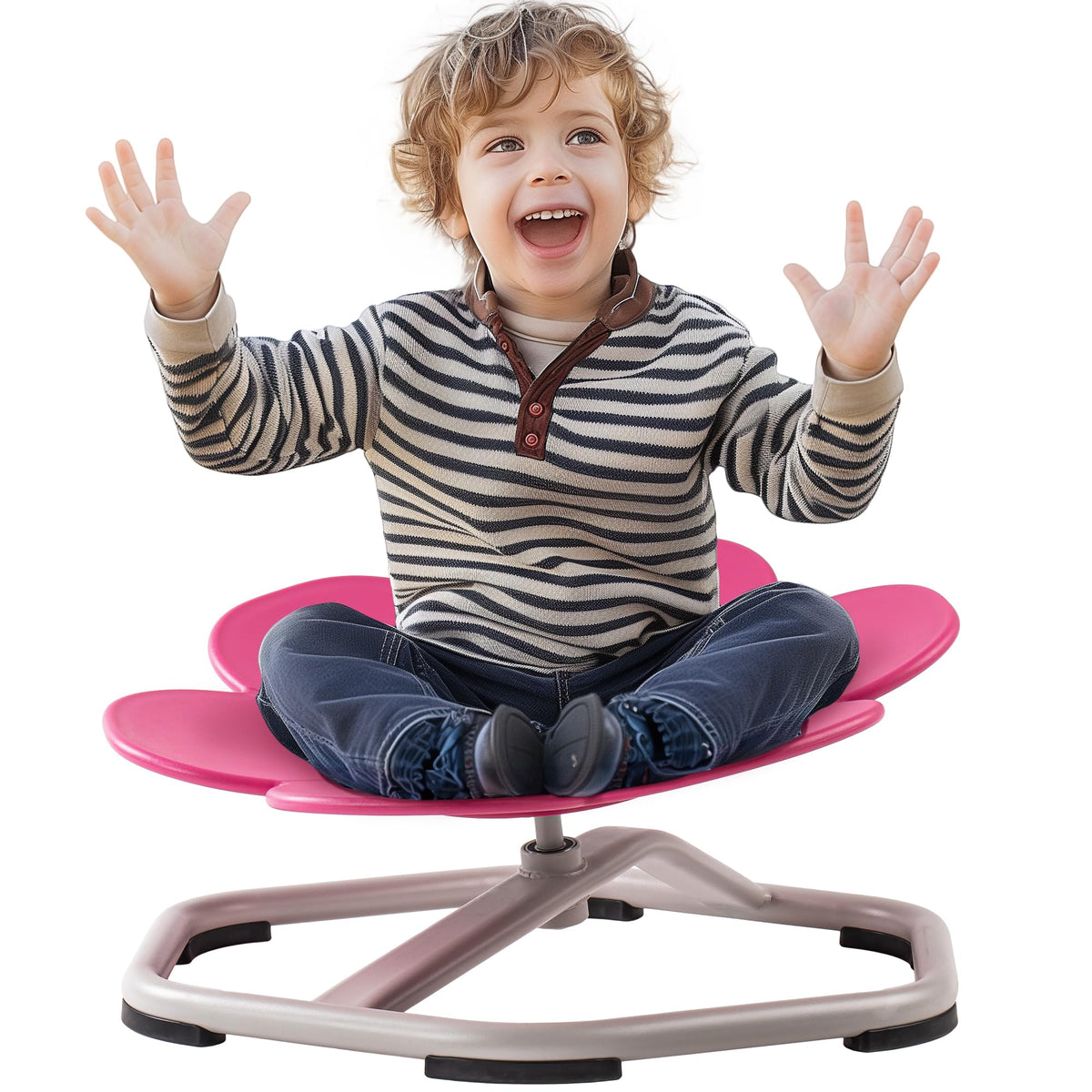 Robotime Kids Sensory Swivel Chair, Sensory Spinning Chair For Kids, Autism Spinning Chair For Kids, Training Body Coordination,