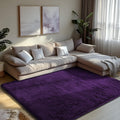Shag Area Rug for Bedroom 4x6,Purple Fluffy Area Rugs for Living Room,Soft Fuzzy Rug Non-Shedding Indoor Plush Carpet for Kids B