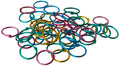 The Classics 1-Inch Diameter 50 Count Book Rings In Assorted Bright Colors (Tpg-189)