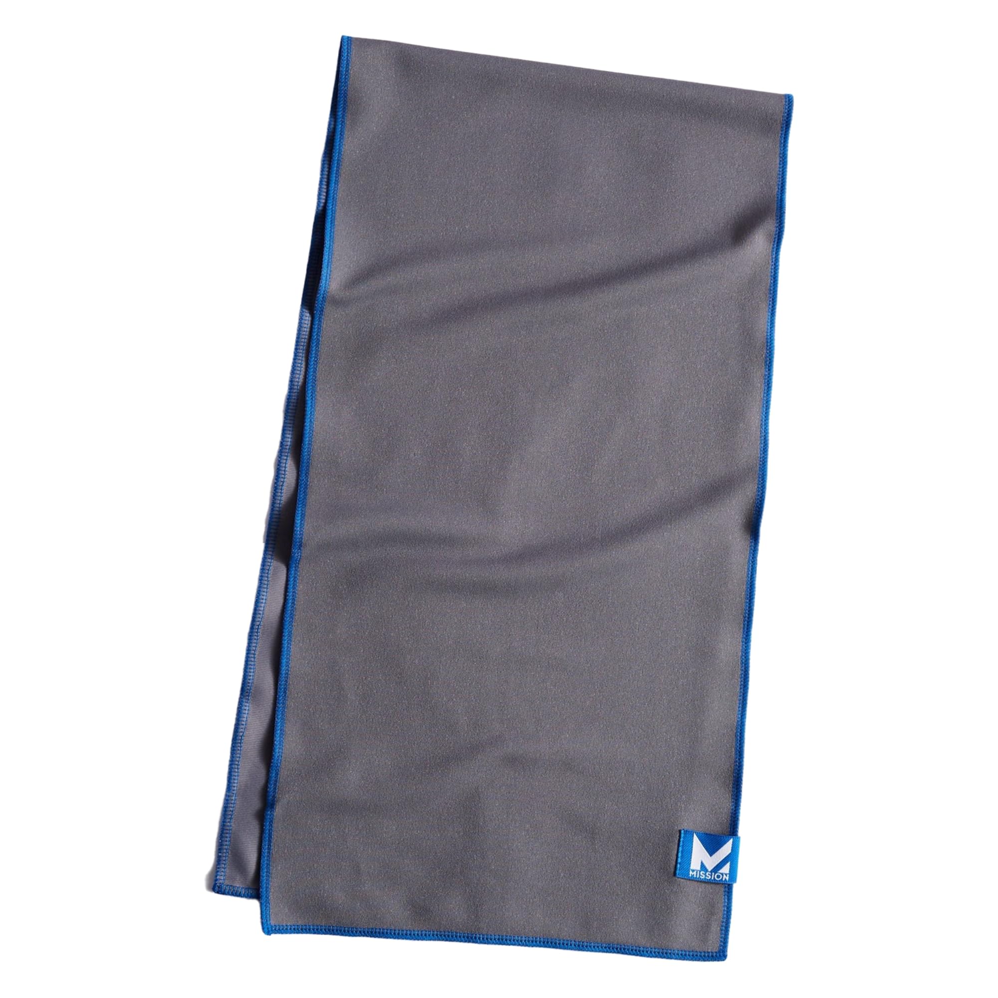 MISSION Max Plus Cooling Towel- Soft, Durable Microfiber - Cools Up to 3 Hours - UPF 50 Sun Protection - Machine Washable (Charc