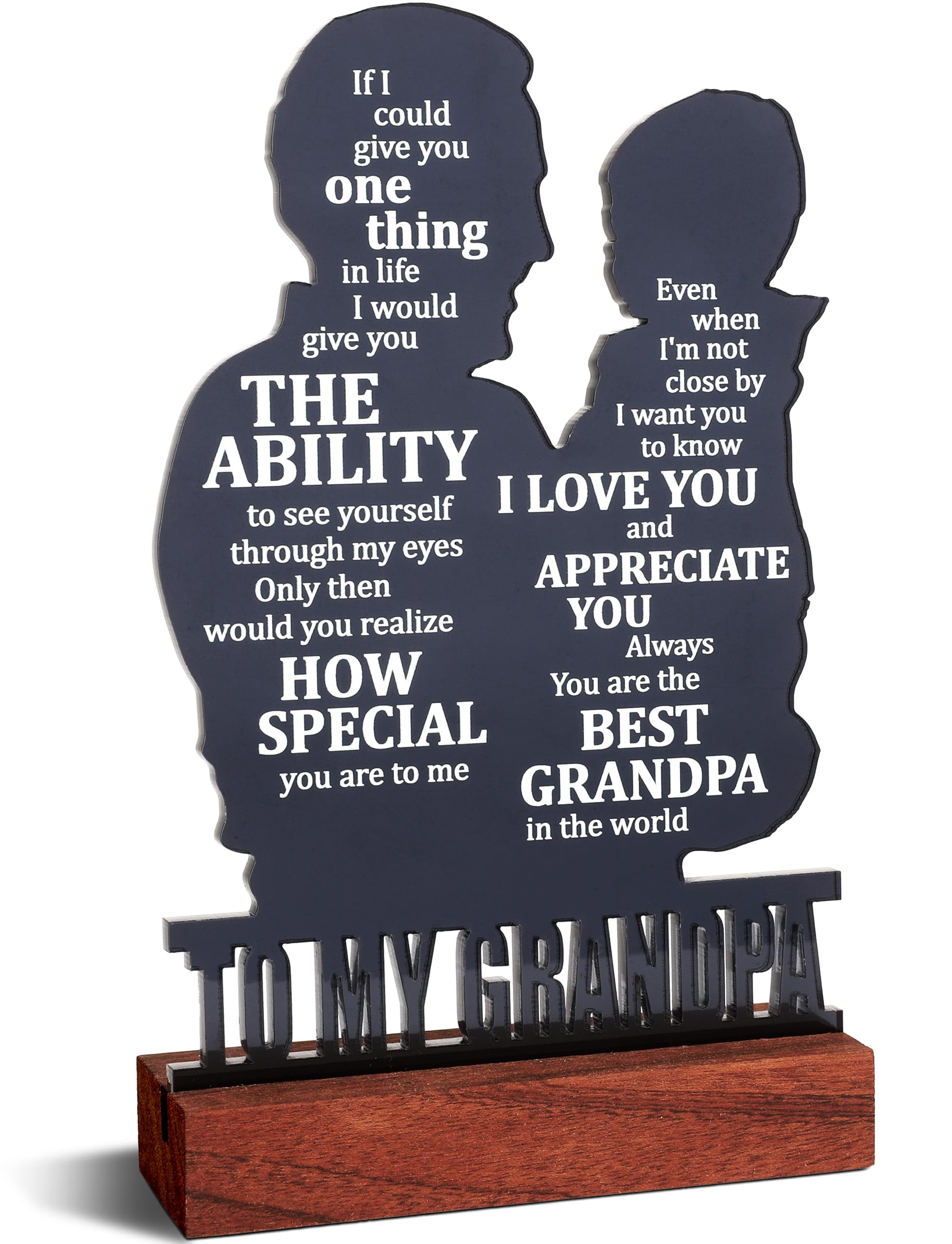 Grandpa Gifts from Grandson - Birthday Gifts for Grandpa from Grandson - Father's Day Gifts for Grandpa - Grandpa Christmas Gift