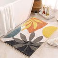 HEERASAT Autumn Maple Leaf Tufted Bath Mat  Soft NonSlip Decorative Floor Carpet for Bathroom