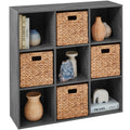 Best Choice Products 9-Cube Storage Organizer, 11in Shelf Opening, Bookcase, Display Shelf, Customizable w/ 3 Removable Back Pan