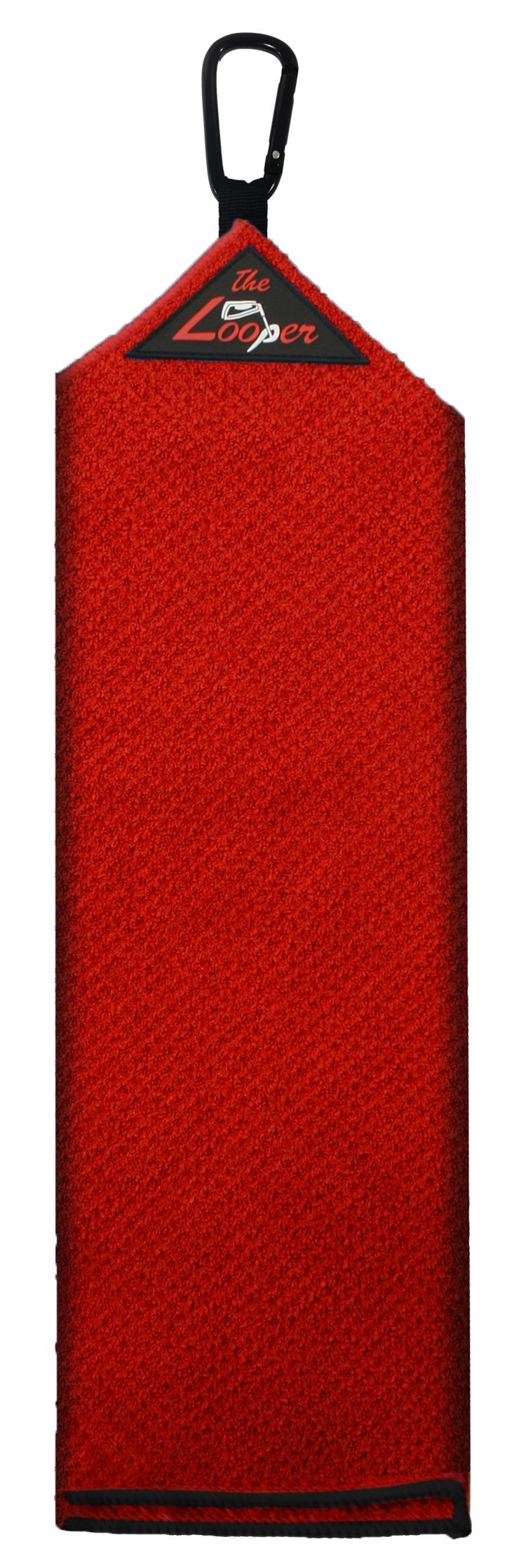 ProActive Sports Looper Microfiber Tri Fold Golf Towel (Red)