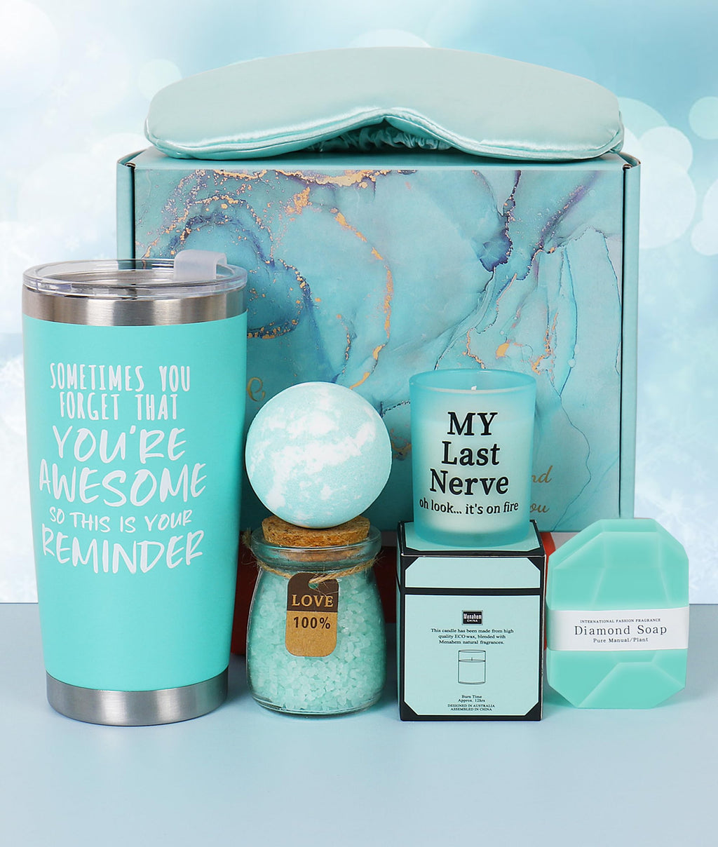 Birthday Gifts for Women Mom Christmas Gifts, Relaxing Spa Gift Basket Appreciation Gift for Her Christmas Gifts for Wife Sister