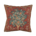 Charlotte Home Furnishings Throw Pillow Covers For Couch 19X19 In Red Tree Decorative Pillow Covers For Bed Large Tapestry Sofa