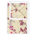 Divine Casa Floret 100% Cotton Single Dohar | 120 Gsm | Soft & Lightweight Throw Blanket | Cozy & Breathable Bedding | AllSeaso