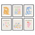 Pastel Matisse Art Print Set of 6  8x10