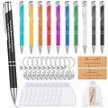 Teling Employee Appreciation Gifts Bulk Keychains For Coworkers Thank You Gifts Inspirational Ballpoint Pens For Employee Cowork