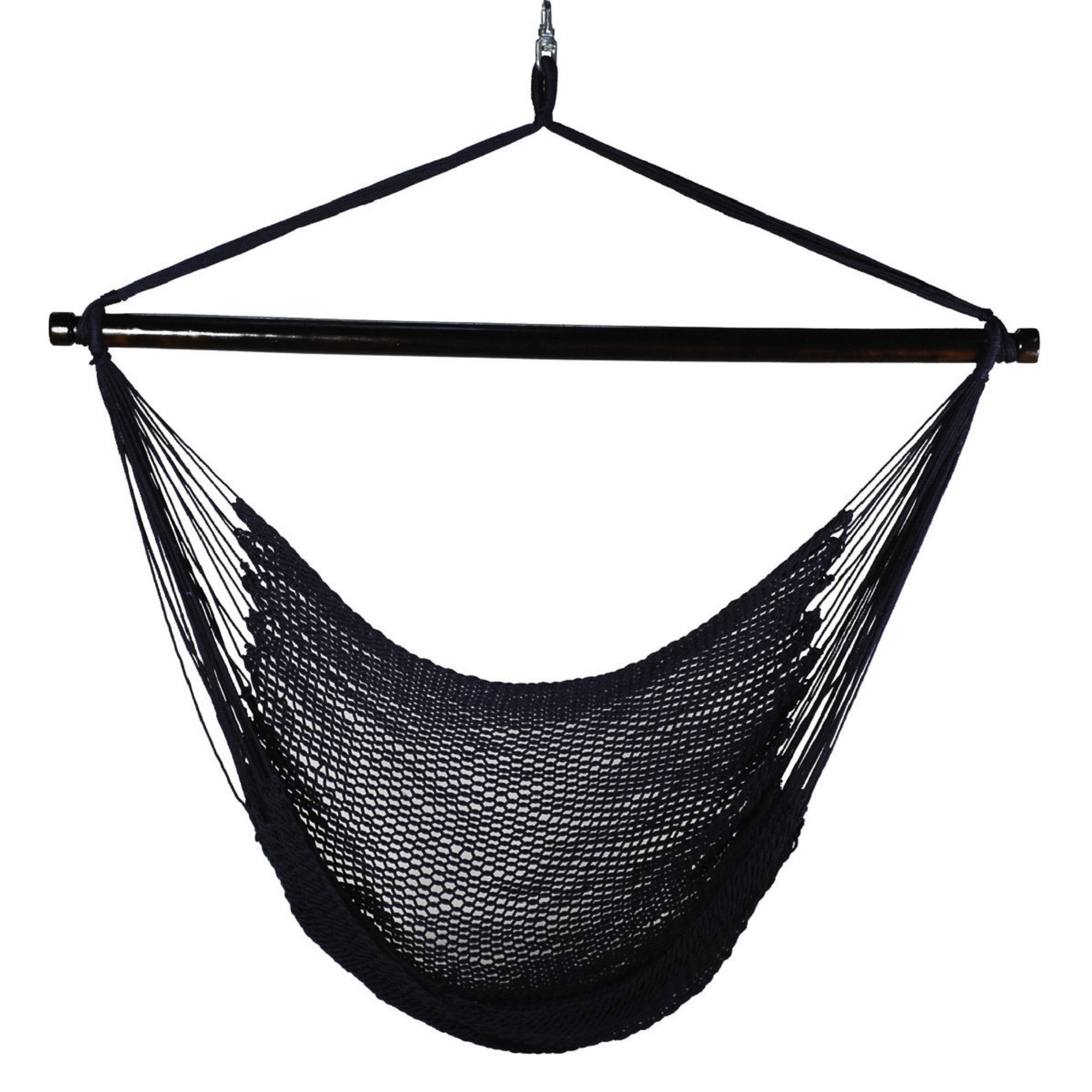 Algoma 4913N Hanging Caribbean Rope Hammock Chair, Blue