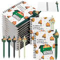 Resurhang 40 Pcs Dumpster Fire A6 Notebooks Pens Bulk Boss Day Inspirational Funny Gift Set with Saying Dumpster Fire Notepad Ba